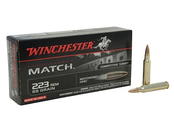 Ammunition Winchester Ammunition Ready Series 223Rem .223 69GR BTHP MATCH 20RD